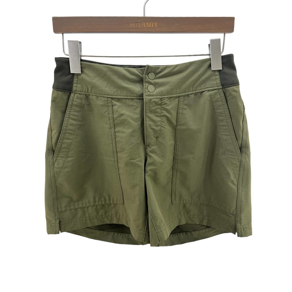 REI Coop Screenline Shorts Lightweight‎ Nylon Drawstring Green Women's 2